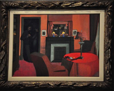 Flix Vallotton - La Chambre rouge (1898) - Lausanne, Muse cantonal des Beaux-Arts - 8444