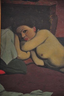 Flix Vallotton - Nu dans la chambre rouge (1897) -  8464