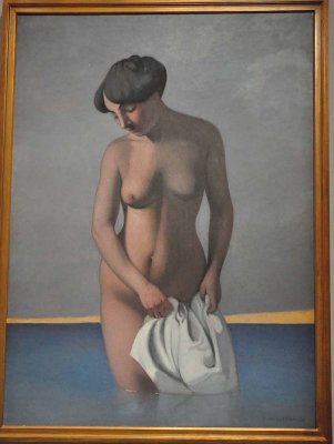 Flix  Vallotton - Baigneuse de face, fond gris (1908), Kunsthaus Glarus -  8514