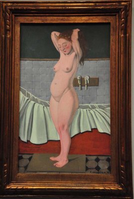 Flix  Vallotton - Femme au bain se coiffant (1897) - 8523