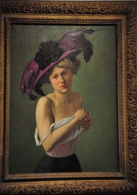 Flix  Vallotton - Le Chapeau violet (1907), Winterthour, Fondation Hahnloser/Jggli - 8533