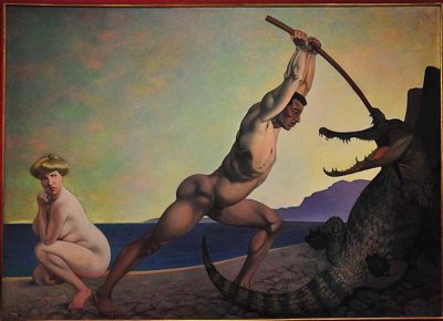 Flix  Vallotton - Perse tuant le dragon (1910), Muse d'art et d'histoire de la ville de Genve -8549