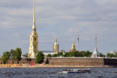 The Neva and Peter and Paul Fortress - 7765