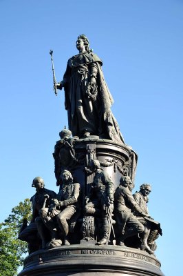 Catherine II statue in Ostrovskogo square - 8452