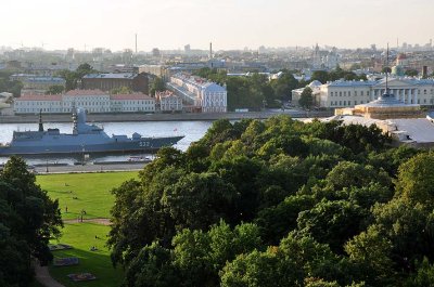 Ploshchad Dekabristov  and Neva river viewed from St Isaac's Cathedral - 9032
