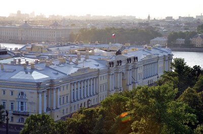 Ploshchad Dekabristov  and Neva river viewed from St Isaac's Cathedral - 9038