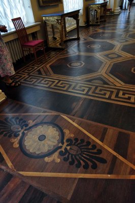 wooden floor, the White room (former musical salon of the palace), Mikhailovsky Palace, Russian Museum - 9221