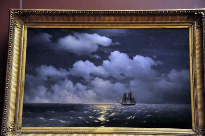 Ivan Aivazovsky - Meeting of the Brig Mercury with the Russian Squadron After the Defeat of Two Turkish Battleships (1848) -9232