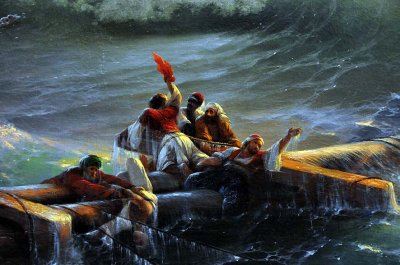 Ivan Aivazovsky - The Ninth Wave (1850), detail - 9236