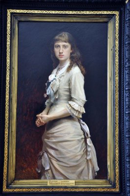 Ivan Kramskoy - Portrait of  Sofia Kramskaya, the artist's daughter (1882) - 9331