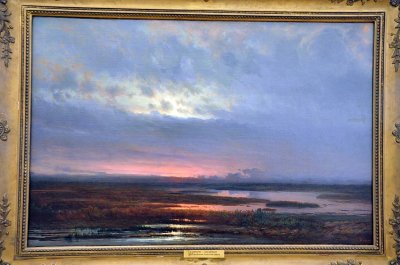 Alexei Savrasov - Sunset over a marsh (1871) - 9369
