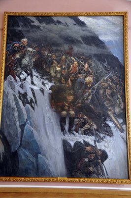 Vasily Surikov - March of Suvorov through the Alps (1899) - 9401