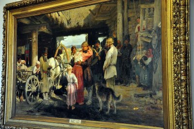 Ilya Repin - Seeing off a recruit (1879) - 9431