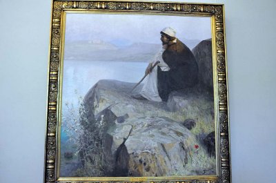 Vasily Polenov - Day dreams on the hill (1890-1900) - 9453
