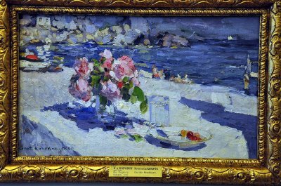 Konstantin Korovin - On the seashore (1910) - 9514