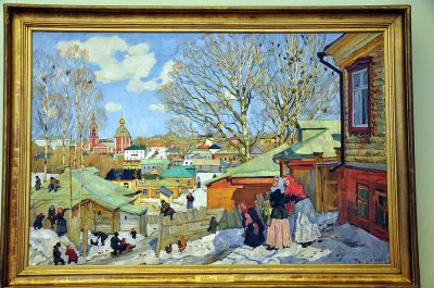 Konstantin Yuon - Spring Sunny Day. Sergiev Posad (1910) - 9547