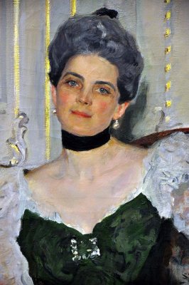 Valentin Serov - Portrait of Princess Zinaida Yusupova (1902), detail - 9627