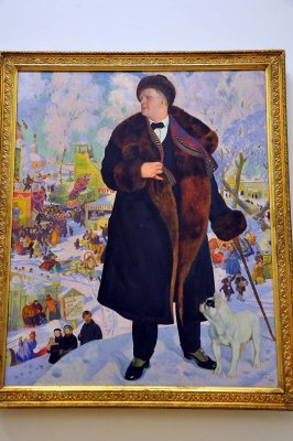 Boris Kustodiev - Portrait of Fyodor Chaliapin (1922) - 9640