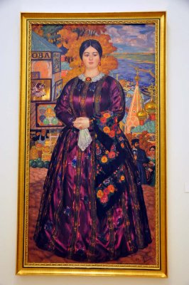 Boris Kustodiev - Merchant's wife (1915) - 9644