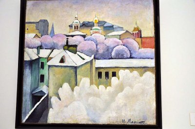 Ilya Mashkov - Winter city landscape (1914) - 9676
