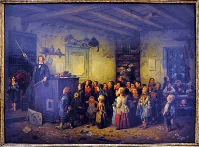 Johann Peter Hasenclever (1810-1853) - At School - 0432