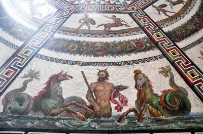 copy of a Roman mosaic, Pavilion Hall, Small Hermitage -  0501