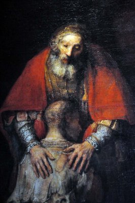 Rembrandt, The Return of the Prodigal Son (1669), detail - 0644