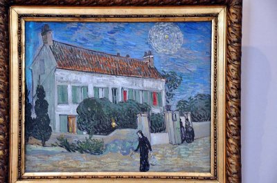 Van Gogh, the White House at night (1890)  - Hidden treasures revealed exhibition, Hermitage Museum - 0659