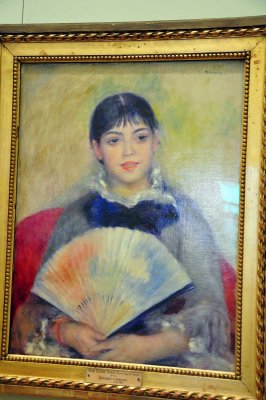 Auguste Renoir - Young woman with a fan (1880) - 0760