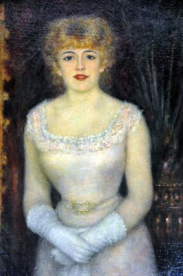 Auguste Renoir - Portrait of the actress Jeanne Samary (1878) - 0764