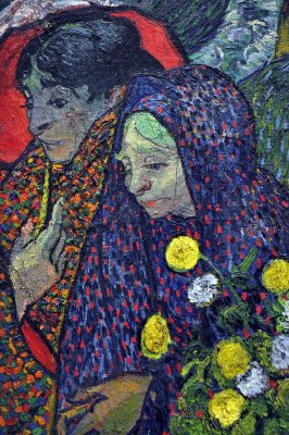 Vincent Van Gogh - Ladies at Arles (1888), detail  - 0798