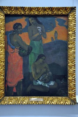 Paul Gauguin - Women by the sea, Moterhood (1899) - 0816