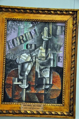 Pablo Picasso - Table in a café - Bottle of Pernod (1912) - 0953
