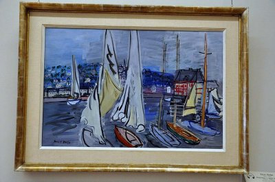 Raoul Dufy - Sailing - Boats in Trouville (1936) - 0963