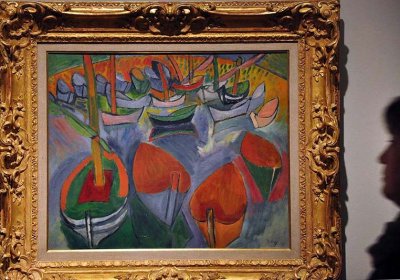 Raoul Dufy - The boats at Martigues (1907) - 3230