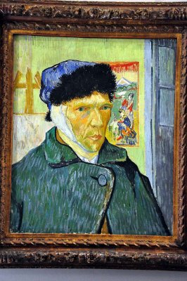 Vincent Van Gogh - Self-portrait with a bandaged ear 1889  - 3275