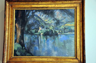Paul Czanne - The lake at Annecy (1896) - 3296
