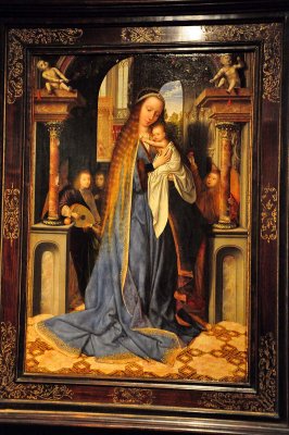 Quentin Metsys - The Virgin and child with angels (1500-1509) - 3348