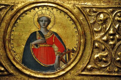 Fra Angelico - Predella panel (after 1421) - Sainte Catherine of Alexandria - 3362