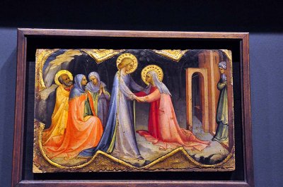 Lorenzo Monaco - Predella Panel - The Visitation (1409) - 3369