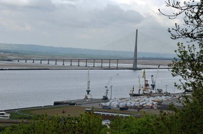 Pont de Normandie vu du Mont Joli, Honfleur - 3866