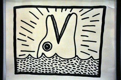 Keith Haring The Political line Exhibition, Muse d'art moderne de la ville de Paris - 5372