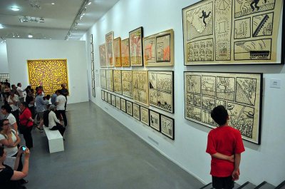 Keith Haring The Political line Exhibition, Muse d'art moderne de la ville de Paris - 5375