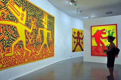 Keith Haring The Political line Exhibition, Muse d'art moderne de la ville de Paris - 5379