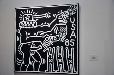 Keith Haring The Political line Exhibition, Muse d'art moderne de la ville de Paris - 5385