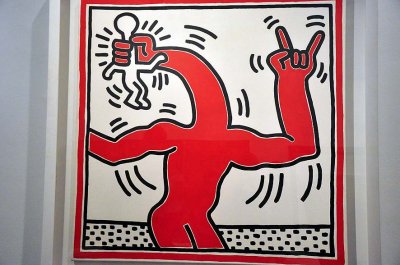 Keith Haring The Political line Exhibition, Muse d'art moderne de la ville de Paris - 5386