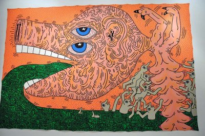 Keith Haring The Political line Exhibition, Muse d'art moderne de la ville de Paris - 5388