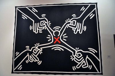 Keith Haring The Political line Exhibition, Muse d'art moderne de la ville de Paris - 5389