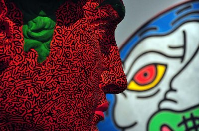 Keith Haring The Political line Exhibition, Muse d'art moderne de la ville de Paris - 5393