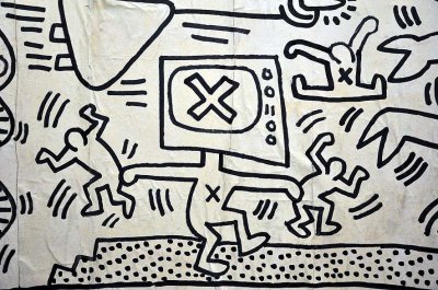 Keith Haring The Political line Exhibition, Musée d'art moderne de la ville de Paris - 5401